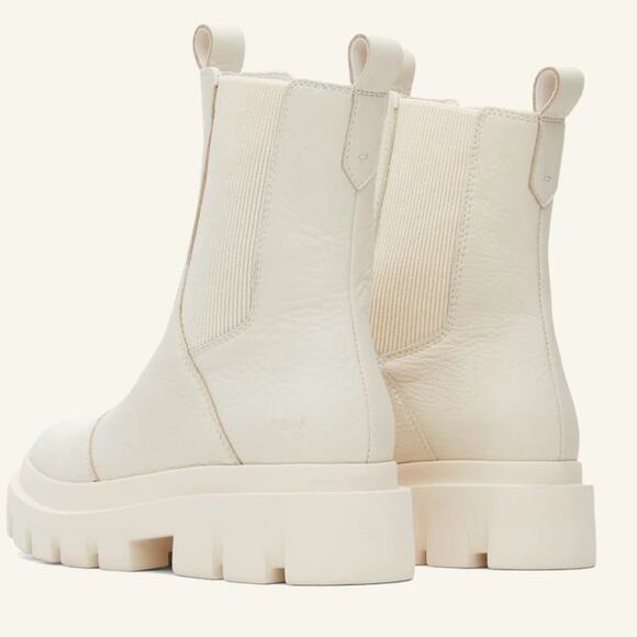 Toms Women's Rowan Water resistant Chelsea Boots in Light Sand Size 7.5 - Picture 3 of 11